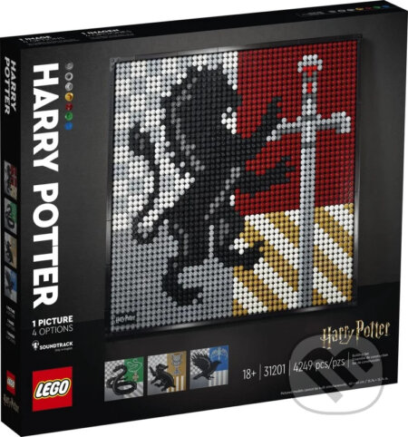 Spoločenská hra: LEGO® Art 31201 Harry Potter™ Erby Rokfortu (LEGO). LEGO, 2021 Spoločenská hra: LEGO® Art 31201 Harry Potter™ Erby Rokfortu (LEGO). LEGO, 2021