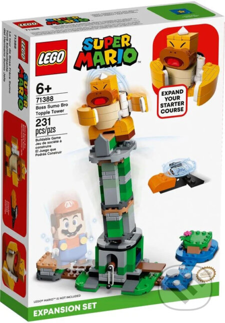 Společenská hra: LEGO® Super Mario 71388 Boss Sumo Bro a padajúca veža – rozširujúci set (LEGO). LEGO, 2021 Společenská hra: LEGO® Super Mario 71388 Boss Sumo Bro a padajúca veža – rozširujúci set (LEGO). LEGO, 2021