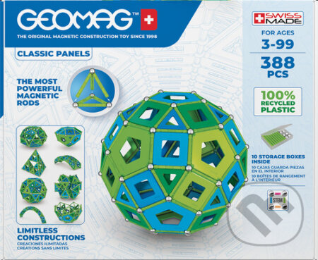 Spoločenská hra: Geomag Classic Panels Masterbox Cold 388 pcs (Geomag). Geomag, 2021 Spoločenská hra: Geomag Classic Panels Masterbox Cold 388 pcs (Geomag). Geomag, 2021