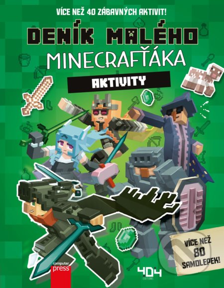 Kniha: Deník malého Minecrafťáka: Aktivity (Cube Kid). Computer Press, 2021 Kniha: Deník malého Minecrafťáka: Aktivity (Cube Kid). Computer Press, 2021