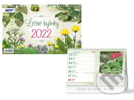 Léčivé bylinky 2022 - stolní kalendář, MFP, 2021