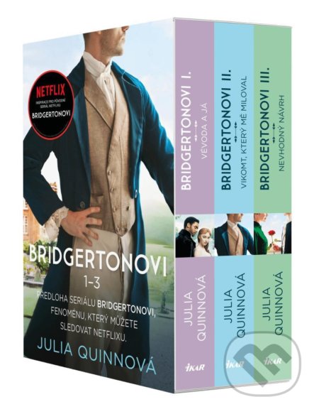 Kniha: Bridgertonovi 1–3 (Julia Quinn), 2021 Kniha: Bridgertonovi 1–3 (Julia Quinn), 2021