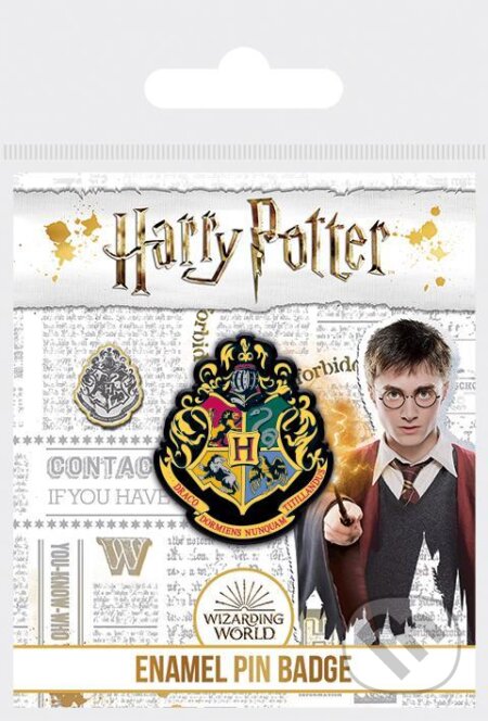 Smaltovaný odznak Harry Potter - Bradavice, EPEE, 2021