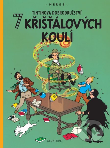 Kniha: 7 křišťálových koulí (Hergé). Albatros CZ, 2021 Kniha: 7 křišťálových koulí (Hergé). Albatros CZ, 2021