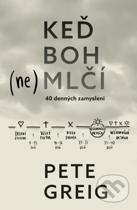 Kniha: Keď Boh (ne)mlčí - 40 denných zamyslení (Pete Greig). Kumran, 2021 Kniha: Keď Boh (ne)mlčí - 40 denných zamyslení (Pete Greig). Kumran, 2021