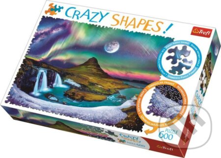 Puzzle: Polární záře nad Islandem - Crazy Shapes (Trefl). Trefl, 2020 Puzzle: Polární záře nad Islandem - Crazy Shapes (Trefl). Trefl, 2020