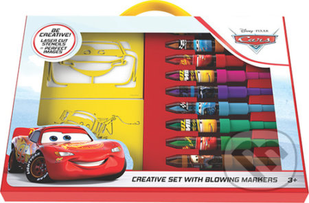 Kreativní set s foukacími fixy: Auta (Jiří Models). Jiří Models, 2021 Kreativní set s foukacími fixy: Auta (Jiří Models). Jiří Models, 2021