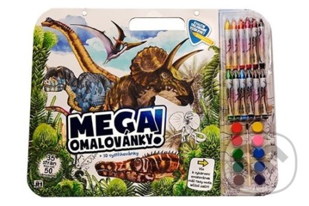 Kniha: Mega omalovánkový set Dino (Jiří Models). Jiří Models, 2021 Kniha: Mega omalovánkový set Dino (Jiří Models). Jiří Models, 2021