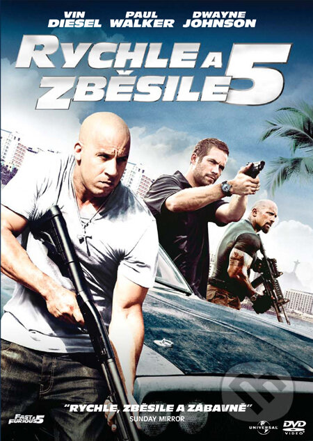 Film: Rychle a zběsile 5 (Justin Lin) (DVD). Magicbox, 2019 Film: Rychle a zběsile 5 (Justin Lin) (DVD). Magicbox, 2019
