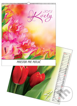 Kvety 2013 - Nástenný kalendár, Press Group, 2012