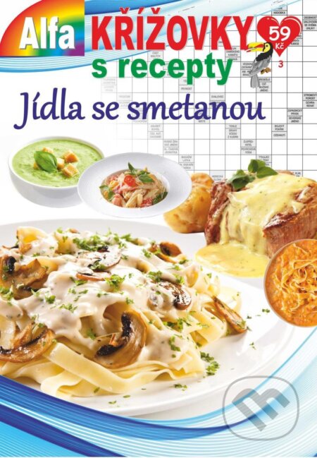 Kniha: Křížovky s recepty 3/2021 - Jídla se smetanou (Alfasoft). Alfasoft, 2021 Kniha: Křížovky s recepty 3/2021 - Jídla se smetanou (Alfasoft). Alfasoft, 2021