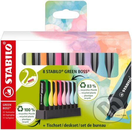 STABILO Green BOSS 8 ks (STABILO). STABILO, 2021 STABILO Green BOSS 8 ks (STABILO). STABILO, 2021