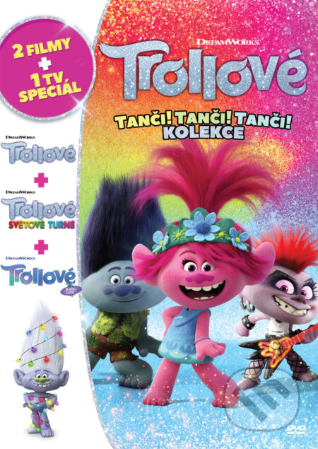 Film: Trollové: Tanči! Tanči! Tanči! kolekce (Joel Crawford) (DVD). Magicbox, 2021 Film: Trollové: Tanči! Tanči! Tanči! kolekce (Joel Crawford) (DVD). Magicbox, 2021