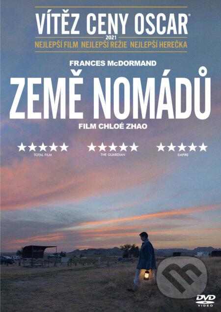 Film: Země nomádů (Chloé Zhao) (DVD). Magicbox, 2021 Film: Země nomádů (Chloé Zhao) (DVD). Magicbox, 2021