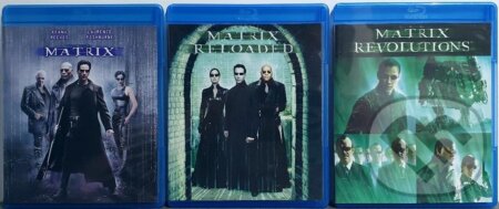 Film: Matrix 1.-3. (komplet) (Andy Wachowski a Larry Wachowski) (Blu-ray). Magicbox, 2008 Film: Matrix 1.-3. (komplet) (Andy Wachowski a Larry Wachowski) (Blu-ray). Magicbox, 2008