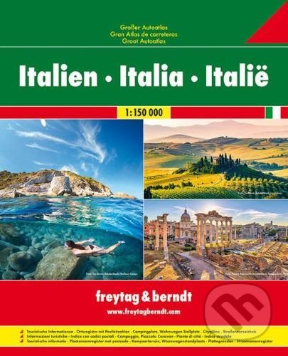Kniha: Großer Autoatlas Italien 1:150 000 (freytag&berndt). freytag&berndt, 2019 Kniha: Großer Autoatlas Italien 1:150 000 (freytag&berndt). freytag&berndt, 2019