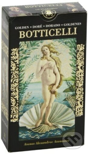 Společenská hra: Golden Botticelli - Zlatý Tarot Botticelli (Atanas Alexandrov Atanassov). Mystique, 2017 Společenská hra: Golden Botticelli - Zlatý Tarot Botticelli (Atanas Alexandrov Atanassov). Mystique, 2017