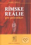 Kniha: Rímske reálie pre právnikov (Jarmila Vaňková). Wolters Kluwer (Iura Edition), 2003 Kniha: Rímske reálie pre právnikov (Jarmila Vaňková). Wolters Kluwer (Iura Edition), 2003