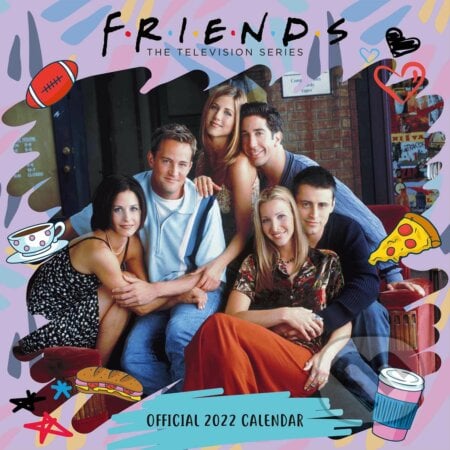 Kalendár 2022 HBO: Friends (SQ 30,5 x 30,5|61 cm), , 2021