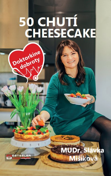 Kniha: 50 chutí cheesecake (Slávka Mišíková). BESTSELLER, 2021 Kniha: 50 chutí cheesecake (Slávka Mišíková). BESTSELLER, 2021