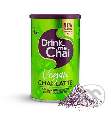 Kávy a čaje: Vegan Chai Latte (Vegánske) (Drinkie). Drinkie, 2021 Kávy a čaje: Vegan Chai Latte (Vegánske) (Drinkie). Drinkie, 2021