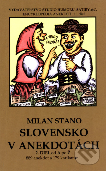 Kniha: Slovensko v anekdotách 2. diel (Milan Stano). Vydavateľstvo Štúdio humoru a satiry, 2021 Kniha: Slovensko v anekdotách 2. diel (Milan Stano). Vydavateľstvo Štúdio humoru a satiry, 2021