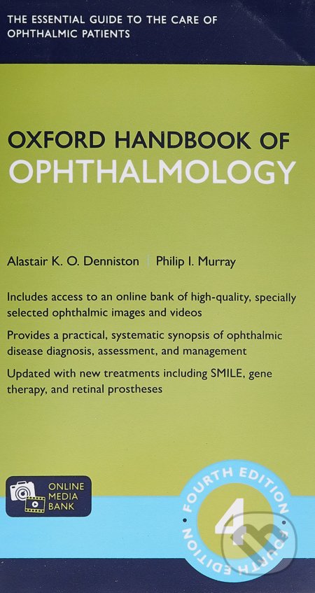Kniha: Oxford Handbook of Ophthalmology (Oxford University Press). Oxford University Press, 2018 Kniha: Oxford Handbook of Ophthalmology (Oxford University Press). Oxford University Press, 2018