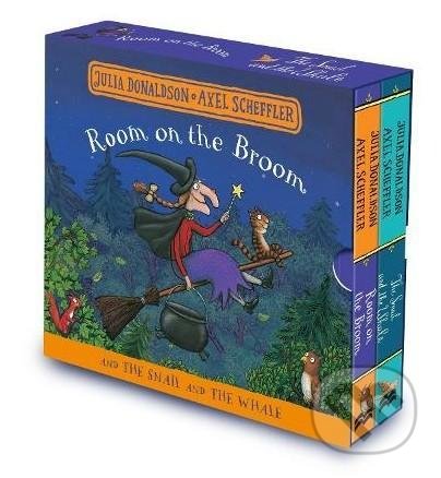 Kniha: Room on the Broom and The Snail and the Whale Board Book Gift Slipcase (Julia Donaldson). Pan Macmillan, 2021 Kniha: Room on the Broom and The Snail and the Whale Board Book Gift Slipcase (Julia Donaldson). Pan Macmillan, 2021