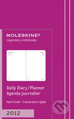 Moleskine - extra malý denný plánovací diár 2012 (ružový, čistý), Moleskine, 2011