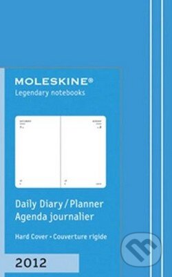 Moleskine - extra malý denný plánovací diár 2012 (modrý, čistý), Moleskine, 2011