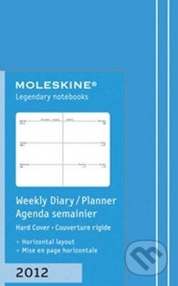 Moleskine - extra malý týždenný horizontálny plánovací diár 2012 (modrý), Moleskine, 2011