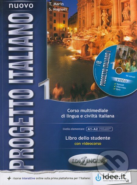 Kniha: Nuovo Progetto Italiano 1: Libro dello studente + DVD (S. Magnelli a T. Marin). Edilingua, 2009 Kniha: Nuovo Progetto Italiano 1: Libro dello studente + DVD (S. Magnelli a T. Marin). Edilingua, 2009