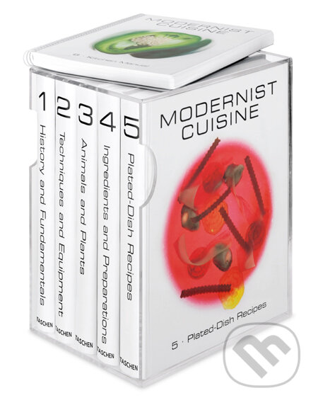 Kniha: Modernist Cuisine: The Art and Science of Cooking (Chris Young, Maxime Bilet a Nathan Myhrvold). The Cooking Lab, 2011 Kniha: Modernist Cuisine: The Art and Science of Cooking (Chris Young, Maxime Bilet a Nathan Myhrvold). The Cooking Lab, 2011