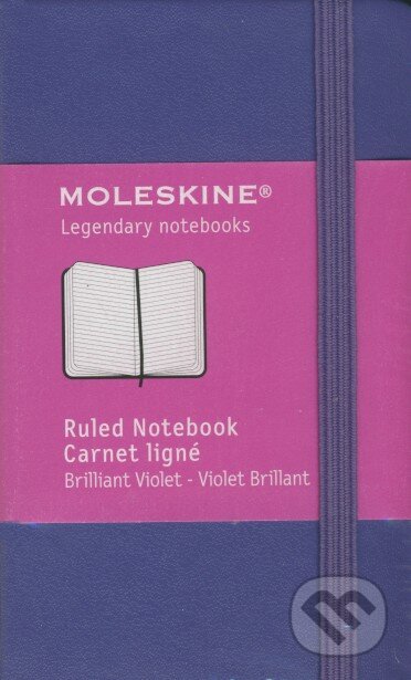 Moleskine - extra malý linajkový zápisník (fialový) (Moleskine). Moleskine Moleskine - extra malý linajkový zápisník (fialový) (Moleskine). Moleskine