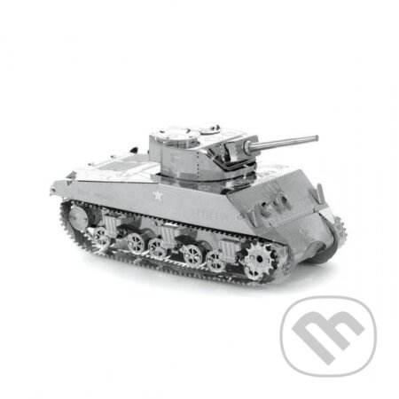 Puzzle: Metal Earth 3D kovový model Tank Sherman (Piatnik). Piatnik, 2021 Puzzle: Metal Earth 3D kovový model Tank Sherman (Piatnik). Piatnik, 2021
