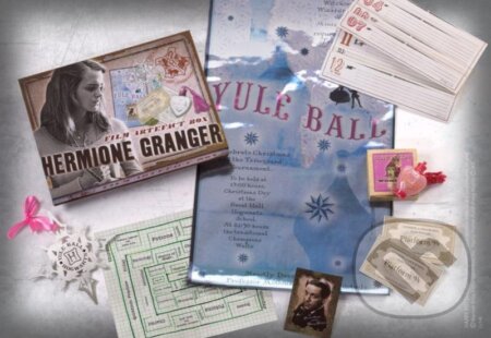 Harry Potter: Box s artefaktami Hermiony Grangerové (Noble Collection). Noble Collection, 2021 Harry Potter: Box s artefaktami Hermiony Grangerové (Noble Collection). Noble Collection, 2021