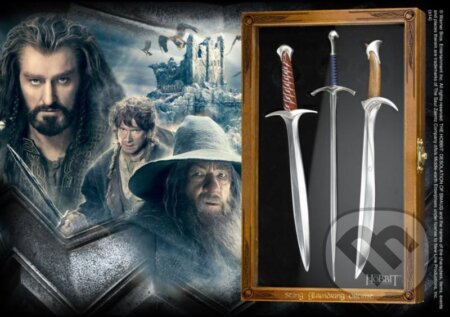 Hobit: Elfove nože na listy - sada (Noble Collection). Noble Collection, 2021 Hobit: Elfove nože na listy - sada (Noble Collection). Noble Collection, 2021