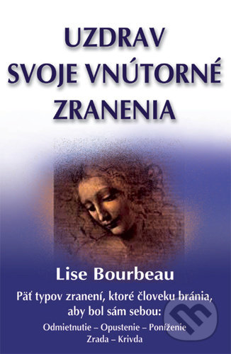 Kniha: Uzdrav svoje vnútorné zranenia (Lise Bourbeau). Eugenika, 2021 Kniha: Uzdrav svoje vnútorné zranenia (Lise Bourbeau). Eugenika, 2021
