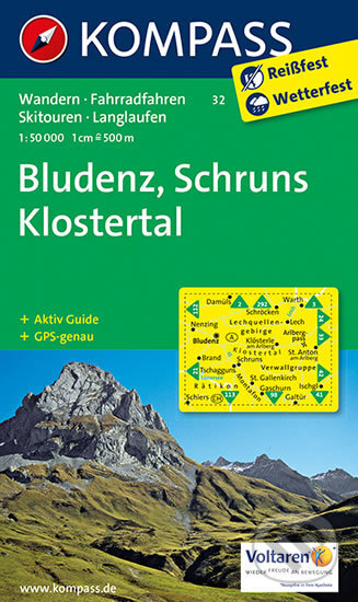 Kniha: Bluden,Schruns,Klostertal 32 / 1:50T NKOM (Marco Polo). Marco Polo, 2013 Kniha: Bluden,Schruns,Klostertal 32 / 1:50T NKOM (Marco Polo). Marco Polo, 2013