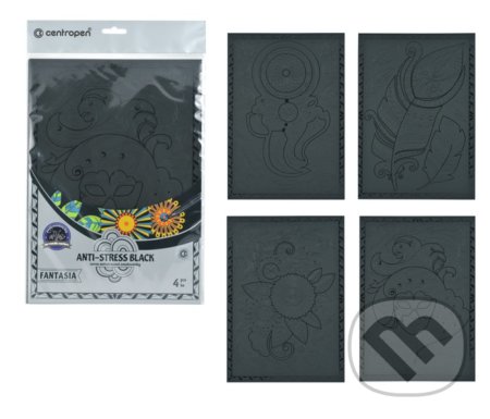 Kniha: Antistresové omaľovánky - Fantasia čierne (Centropen). Centropen, 2020 Kniha: Antistresové omaľovánky - Fantasia čierne (Centropen). Centropen, 2020