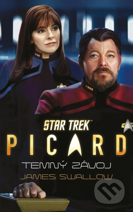 Kniha: Star Trek: Picard - Temný závoj (James Swallow). Laser books, 2021 Kniha: Star Trek: Picard - Temný závoj (James Swallow). Laser books, 2021