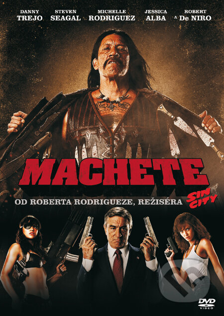 Film: Machete (Robert Rodriguez a Ethan Maniquis) (DVD). Magicbox, 2010 Film: Machete (Robert Rodriguez a Ethan Maniquis) (DVD). Magicbox, 2010