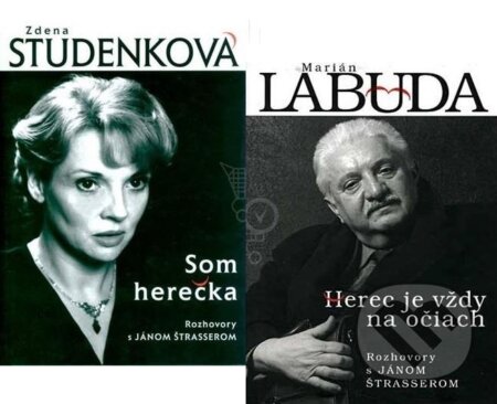 Kniha: Komplet: Som herečka + Herec je vždy na očiach (Ján Štrasser). Forza Music, 2010 Kniha: Komplet: Som herečka + Herec je vždy na očiach (Ján Štrasser). Forza Music, 2010