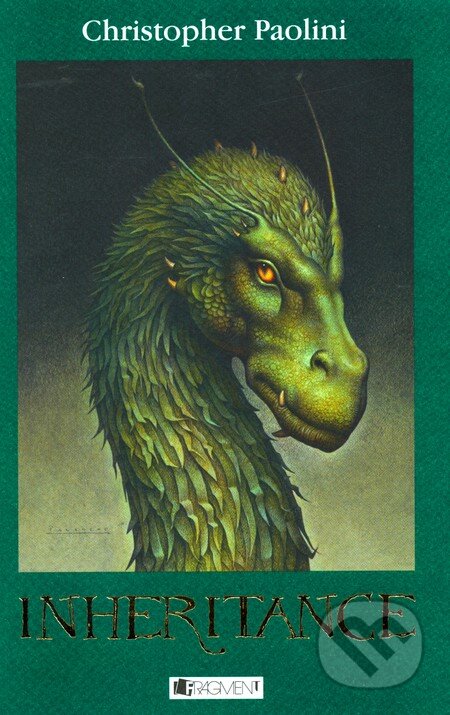 Kniha: Inheritance (Dědictví) (Christopher Paolini). Nakladatelství Fragment, 2012 Kniha: Inheritance (Dědictví) (Christopher Paolini). Nakladatelství Fragment, 2012