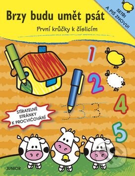 Kniha: Brzy budu umět psát Číslicím (Nakladatelství Junior). Nakladatelství Junior, 2006 Kniha: Brzy budu umět psát Číslicím (Nakladatelství Junior). Nakladatelství Junior, 2006