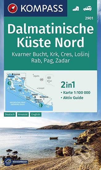 2901 Dalmatinische Küste Nord 1: 100 000 (Kompass). Kompass, 2019 2901 Dalmatinische Küste Nord 1: 100 000 (Kompass). Kompass, 2019
