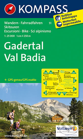Gadertal - Val Badia 51 NKOM 1:25 T (Marco Polo). Marco Polo, 2013 Gadertal - Val Badia 51 NKOM 1:25 T (Marco Polo). Marco Polo, 2013