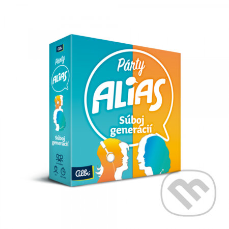 Spoločenská hra: Párty Alias: Súboj generácií (Albi). Albi, 2021 Spoločenská hra: Párty Alias: Súboj generácií (Albi). Albi, 2021