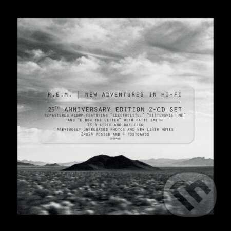 Hudobné CD: R.E.M.: New Adventures In Hi-Fi (Hudobné albumy). Hudobné albumy, 2021 Hudobné CD: R.E.M.: New Adventures In Hi-Fi (Hudobné albumy). Hudobné albumy, 2021