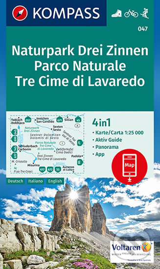 Kniha: Naturkpark drei Zinnen/Parco naturale Tre Cime D/I 047 NKOM1:25T (Marco Polo). Marco Polo, 2017 Kniha: Naturkpark drei Zinnen/Parco naturale Tre Cime D/I 047 NKOM1:25T (Marco Polo). Marco Polo, 2017